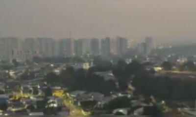 Manaus amanhece com fumaça e qualidade do ar fica ruim em bairros