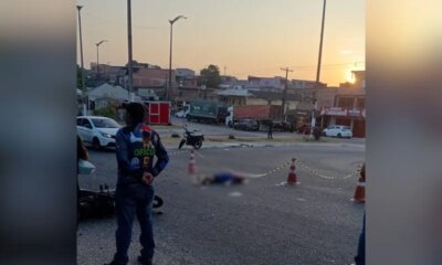 Mulher morre após ser atropelada por motociclista na Compensa