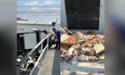Pedreiro morre após desabamento de laje durante obra na Compensa