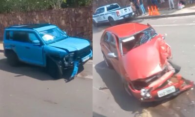 Colisão entre dois carros deixa uma pessoa ferida na Ponta Negra