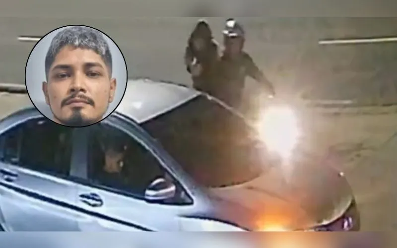 Veja o momento em que dupla é executada a tiros na Max Teixeira
