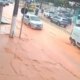 Vídeo mostra momento em que adutora rompe na Coronel Teixeira