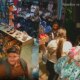 Vídeos mostram homem e mulheres furtando sandálias em Manaus