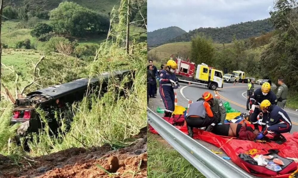 Cinco pessoas morrem em acidente com ônibus no interior de SP