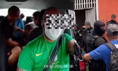 Momentos antes de fazer o filho refém: Vídeo mostra pai armado mantendo ex-esposa sob ame4ça em carro de aplicativo