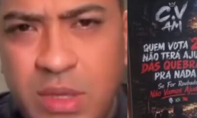 Capitão Isaías expõe ameaça de facç4o a eleitores e cobra resposta da Justiça; veja vídeo