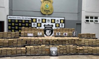 Polícia apreende 1,3 tonelada de skunk avaliada em R$ 28 milhões no interior