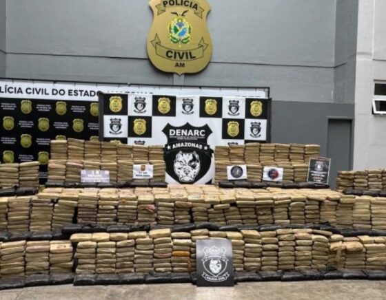 Polícia apreende 1,3 tonelada de skunk avaliada em R$ 28 milhões no interior