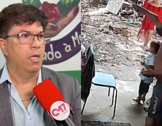 Filho é levado à delegacia após agr3dir a própria mãe e descumprir medida protetiva; veja vídeo
