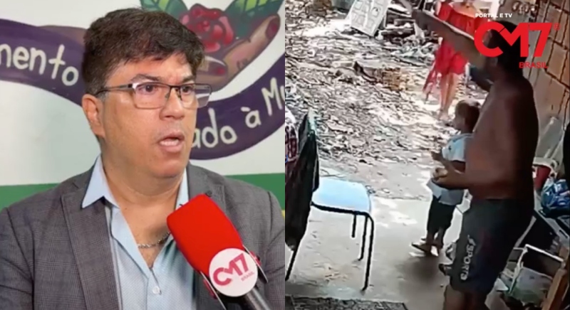 Filho é levado à delegacia após agr3dir a própria mãe e descumprir medida protetiva; veja vídeo