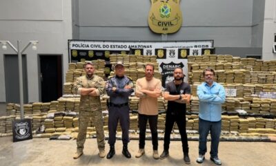Denarc apreende 1,6 tonelada de skunk e causa prejuízo de R$ 32 milhões ao tráfico no Amazonas; veja vídeo