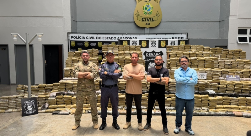 Denarc apreende 1,6 tonelada de skunk e causa prejuízo de R$ 32 milhões ao tráfico no Amazonas; veja vídeo