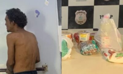 Homem que foi preso após furtar alimentos de igreja confessa e revela motivo: “estava com fome”