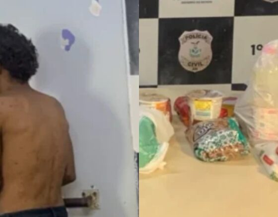 Homem que foi preso após furtar alimentos de igreja confessa e revela motivo: “estava com fome”