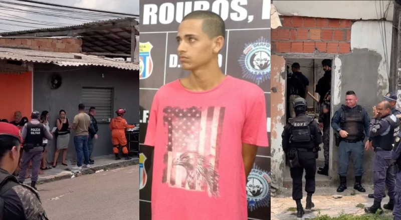 Exclusivo: Homem que mantém bebê de 1 ano refém já foi preso acusado de matar aposentado em Manaus; veja vídeo