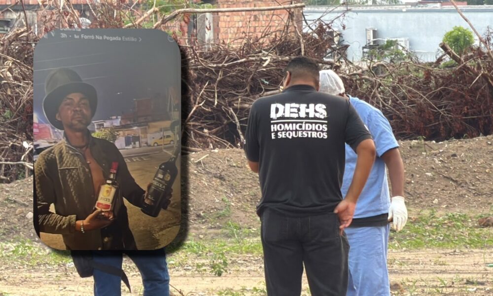 Homem é encontrado degolado em terreno baldio no bairro União, em Manaus; veja vídeo