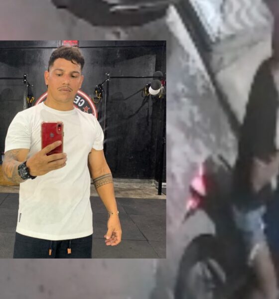 Veja o momento em que criminosos chegam de moto e matam jovem a tiros no bairro Petrópolis, em Manaus; cenas fortes