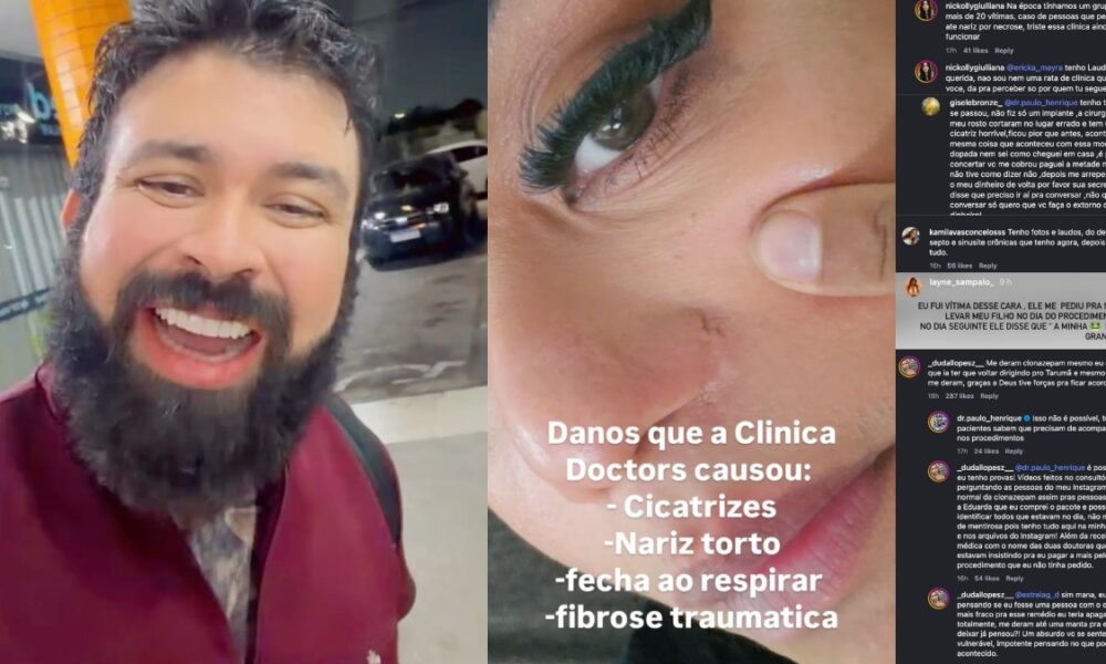 Caso ‘Doctors’: após dono de clínica mostrar versão e negar acusações, antigas clientes abrem a ‘Caixa de Pandora’ com mais denúncias; veja na íntegra
