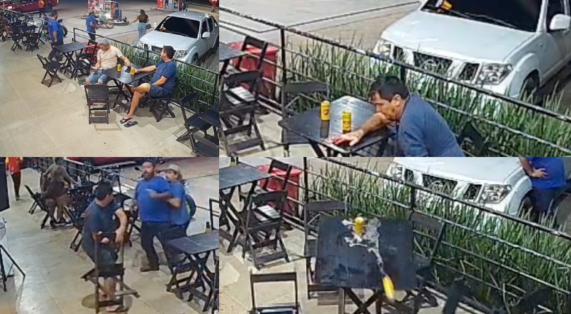 “A última breja”: vulgo ‘caloteiro’ leva cadeirada e se vinga matando colega a facadas; veja vídeo