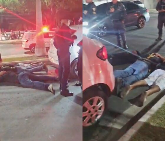 Urgente: trio suspeito de fazer arrastões na Ponta Negra é preso prestes a invadir condomínio de luxo em Manaus