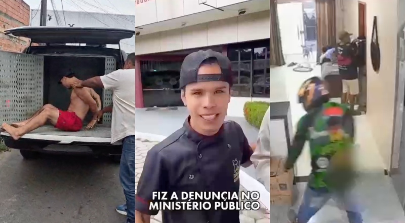 Irmão do influenciador Gatuxa é preso por assalto em que criança teve arma apontada para a cabeça em Manaus; veja vídeo