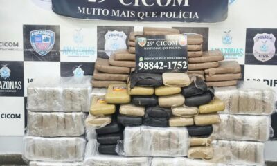 PM apreende 198 tabletes de skunk escondidos em caminhão na Zona Leste de Manaus