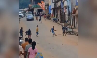 Briga com pauladas deixa homem ferido e é filmada em Pauini