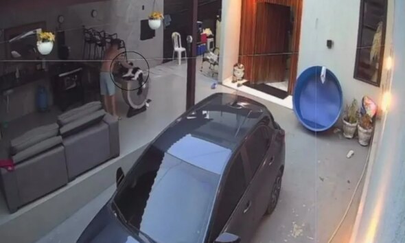 Homem espanca cachorro da companheira e acaba preso no bairro Tarumã