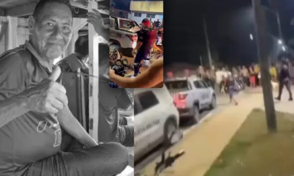 Idoso tenta separar briga de casal e acaba sendo assassinado a tiros em Urucurituba; veja vídeo
