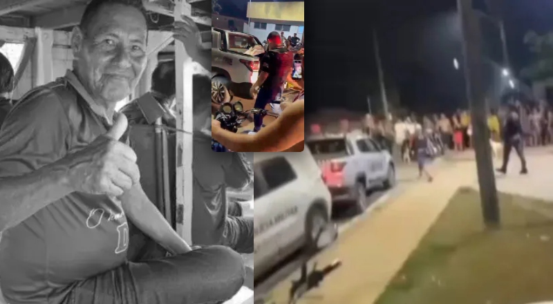 Idoso tenta separar briga de casal e acaba sendo assassinado a tiros em Urucurituba; veja vídeo