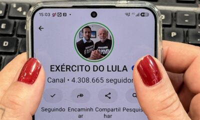 Canal Exército do Lula volta ao ar após registro no TSE