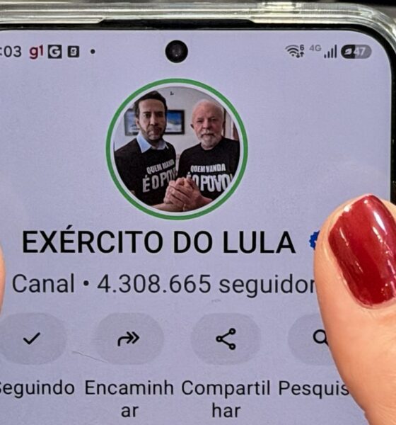 Canal Exército do Lula volta ao ar após registro no TSE