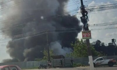 Incêndio atinge área de vegetação no bairro Puraquequara