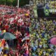 Em Brasília, atos por Lula e Flávio ficam a 2 km de distância