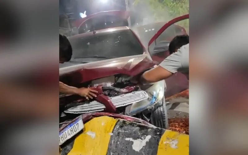 Motorista fica ferido após bater em acidente na Av. Coronel Teixeira