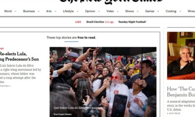 Imprensa internacional destaca vitória histórica de Lula