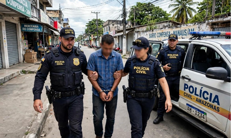 Motorista acusado de agredir e abusar de adolescente na Compensa é preso pela Depca