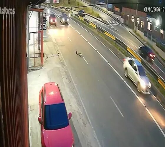 Vídeo mostra criança sendo atropelada na Avenida das Torres